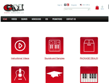 Tablet Screenshot of gospelmusicians.com